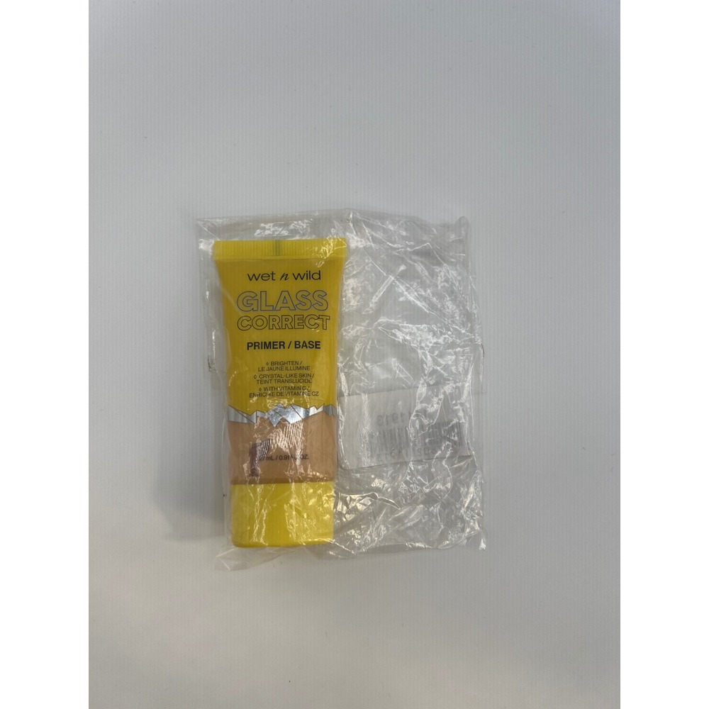 Wet n Wild Glass Correct Primer Base Yellow Brighten Vitamin C 0.91oz New
